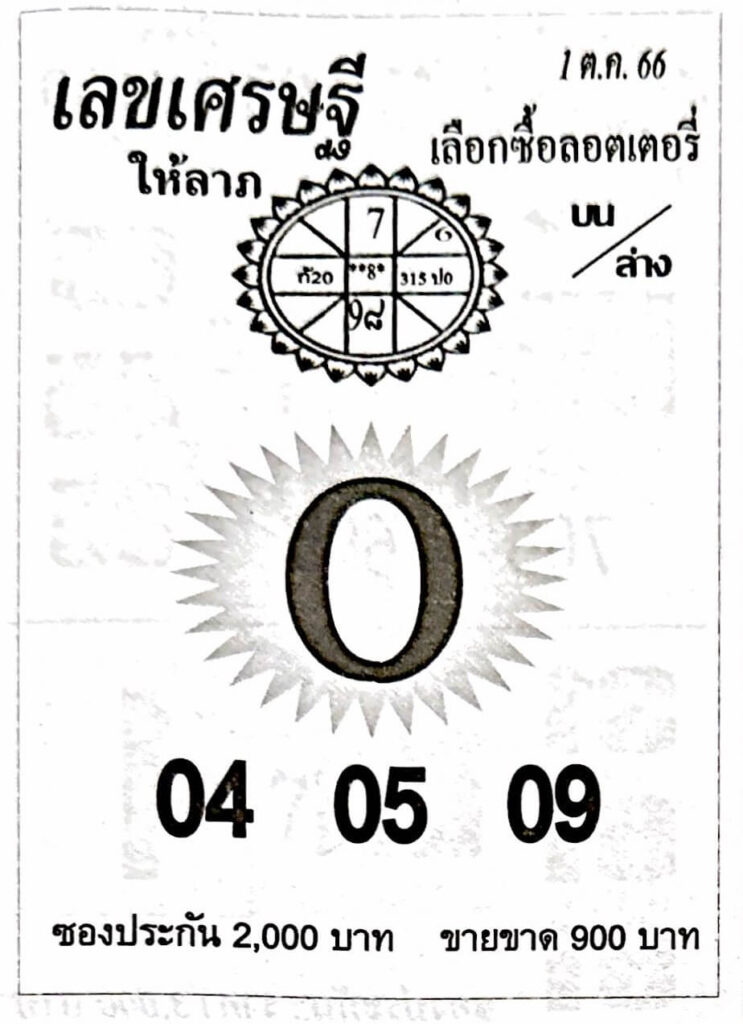 เลขเศรษฐี